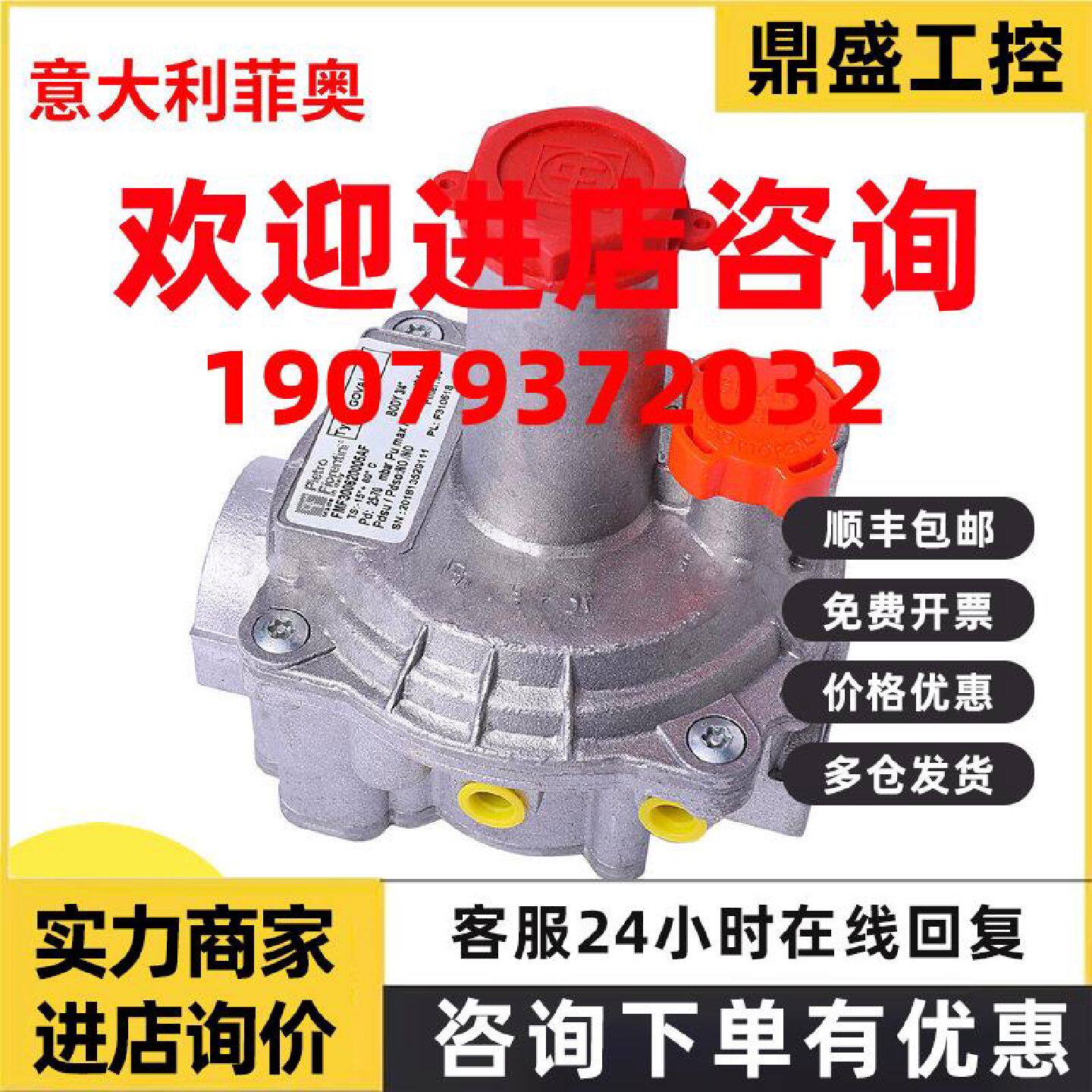 议价意大利菲奥天然气减压阀300燃气调压阀301燃烧机稳压阀二级稳