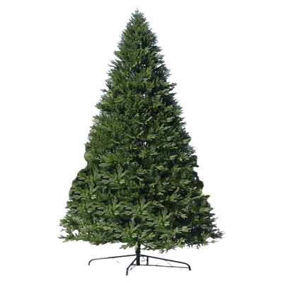 纯PE大型圣诞树4米豪华加密裸树2.4米2.7米3米圣诞节装饰品摆件