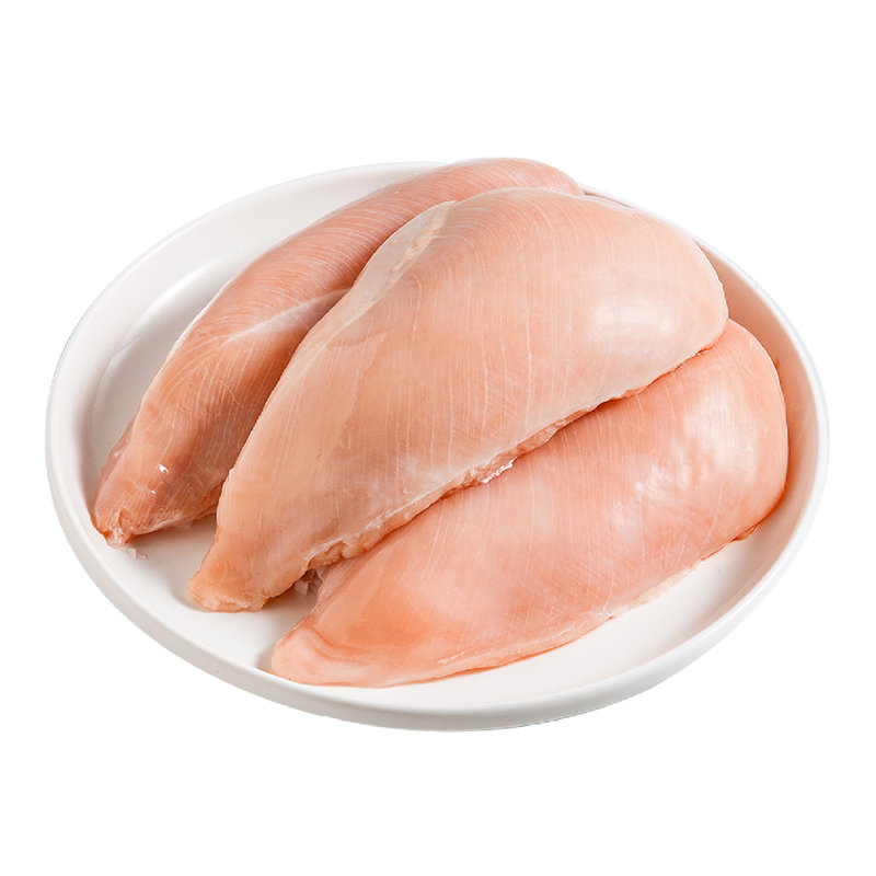 泰森鸡胸肉500g*3包新鲜冷冻去皮鸡大胸鸡肉高蛋白健身代餐食材