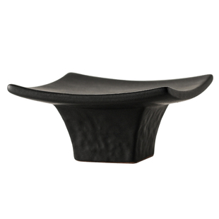 九土日式小碟陶瓷高脚茶点果碟点心盘复古粗陶零食糕点摆盘小茶碟