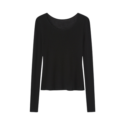 叠穿神器圆领打底衫女