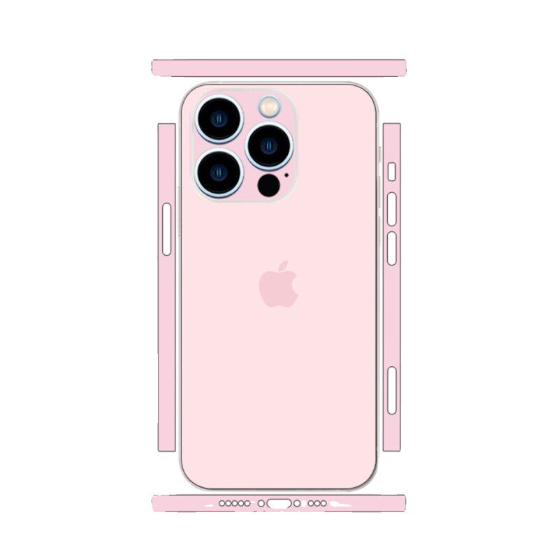 适用于iphone16/15/14/13/12promax手机贴纸全包边17pro/air原色改色彩膜14plus背贴1