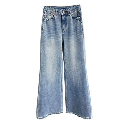 大N货！中高腰牛仔直筒裤