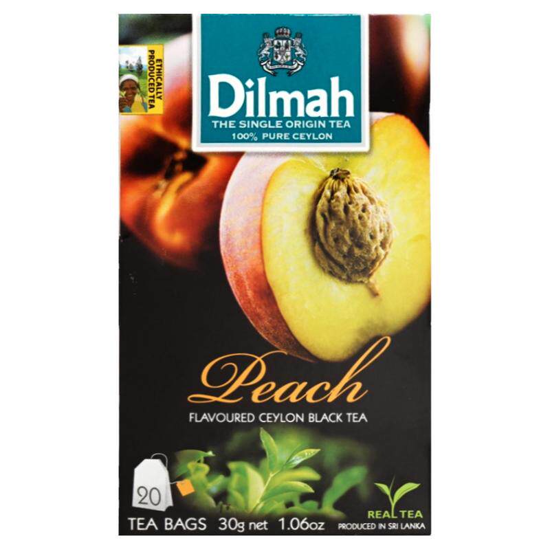 锡兰原装进口dilmah20烘焙蜜桃