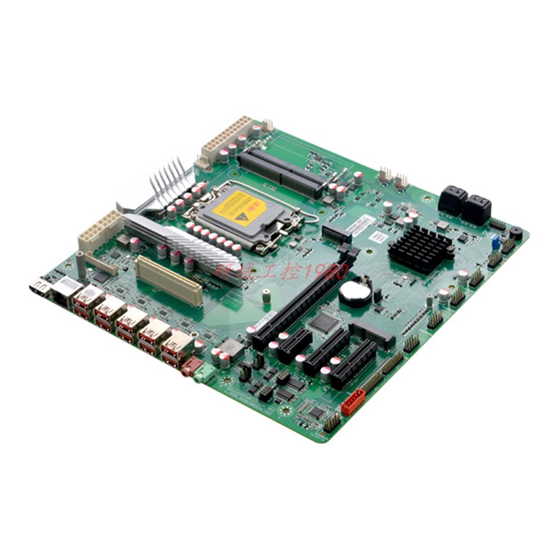 研域W680MS工控主板12/13代LGA1700服务器5G工业电脑7网ECC内存