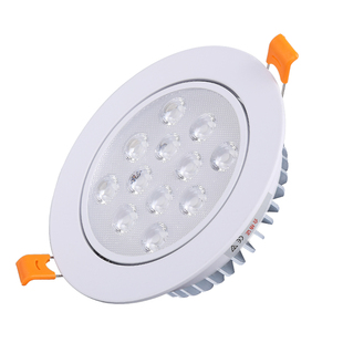 白色led射灯商用12w孔灯衣服店铺嵌入式天花灯30瓦开孔牛眼灯筒灯