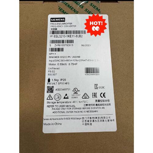 〔议价-可维修〕6SL3210-1KE11-8UP2 变频器 工业自动化备件