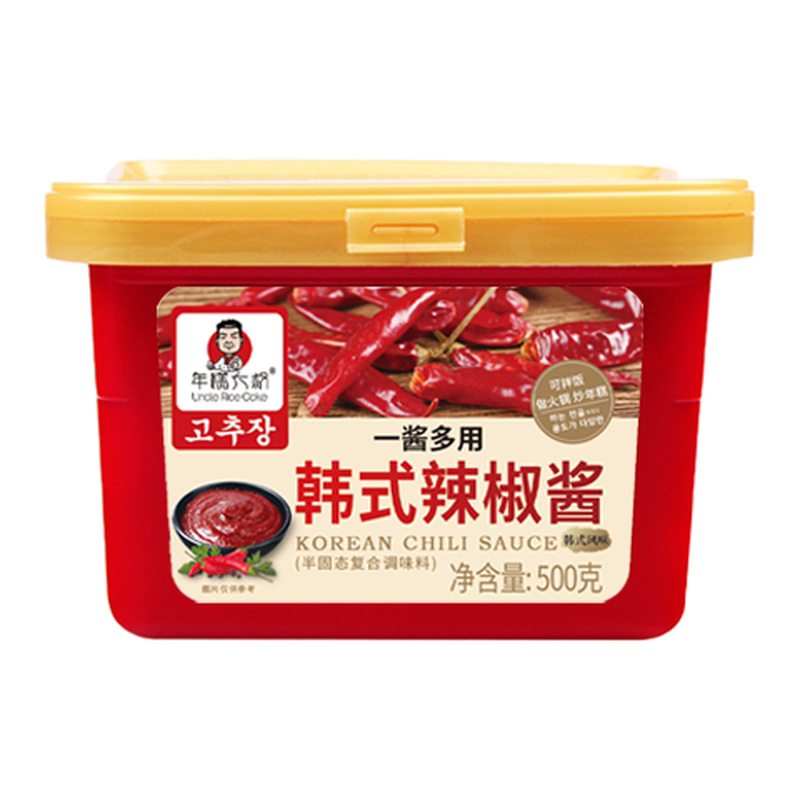韩式辣酱拌饭酱炒年糕酱石锅拌饭酱韩国辣椒酱韩式辣酱甜辣酱500g