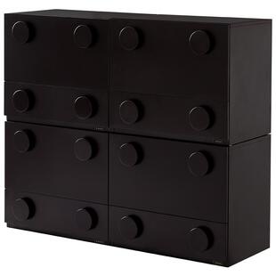 政府补贴全友家居卡门中古风客厅靠墙储物柜卧室床头收纳置物斗柜