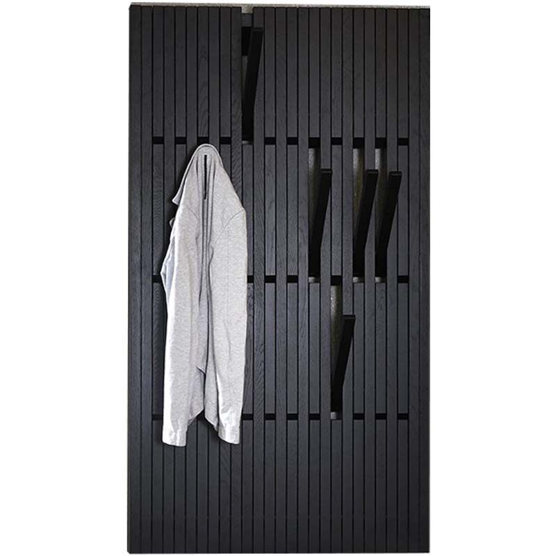 定制实木钢琴键挂衣架壁挂置物架