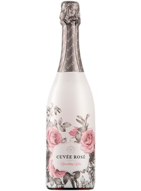 KWV CUVEE ROSE南非凯樽汇原瓶进口盛夏繁花桃红起泡酒汽泡酒