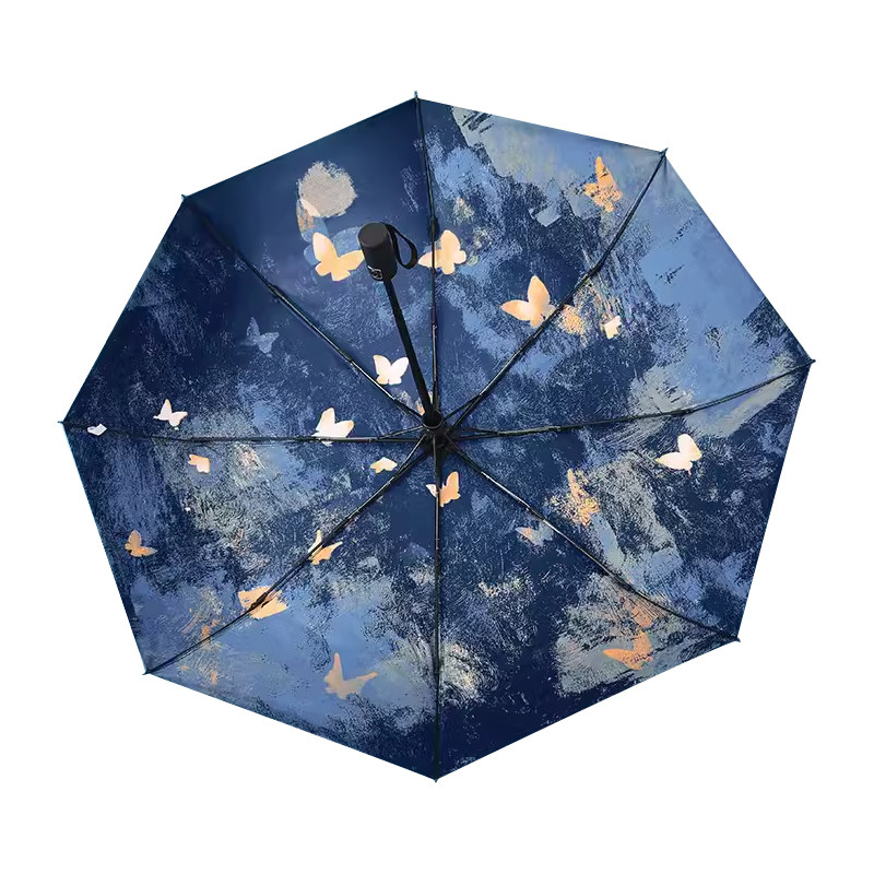 遮阳伞防晒防紫外线国潮折叠雨伞