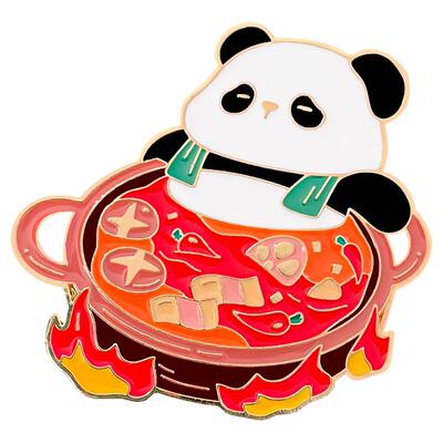 熊猫文创金属冰箱贴礼盒装