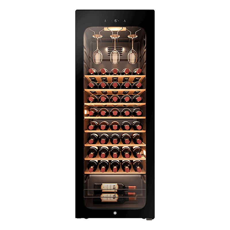 海尔红酒柜150L一级能效恒温酒柜