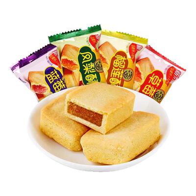 徐福记凤梨酥小吃休闲点心传统早餐食品糕点休闲解馋小零食草莓酥