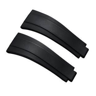 适配rolex劳力士迪通拿橡胶表带原装配件金游艇黑绿水鬼表带胶带