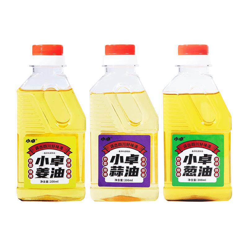 小卓葱油姜油蒜油组合家用料油