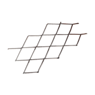 菱形钢板网焊边脚踏防护网护栏围网红漆防锈铁丝网格养殖隔离网片