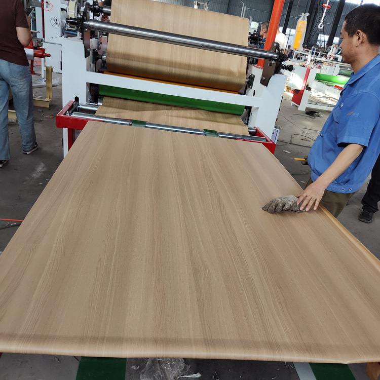 PET高光膜平贴机 PVC膜覆膜机 木饰面大板贴合机 三辊压合复合机