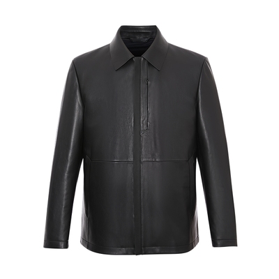 Satchi拆卸鹅绒内胆羊皮皮衣