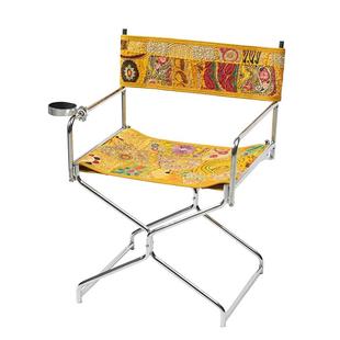 营造空间小香风户外旅行折叠椅便携式家用高端休闲露营折叠椅子