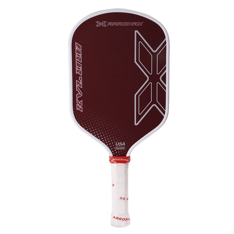 ARRONAX 100%红色凯夫拉16毫米磨砂表面PP芯pickleball匹克球拍板