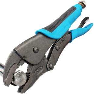 百锐 大力钳平口钳子大力省力钳平口钳子10寸夹持钳水管钳铬钼钢