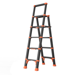 梯子家用折叠伸缩人字梯室内小型收缩折叠梯多功能伸缩梯升降楼梯