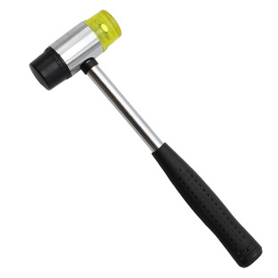 工业橡胶锤胶锤子实心橡皮锤尼龙锤榔头安装锤塑料锤子工具胶锤头