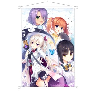 星光咖啡馆与死神之蝶柚子明月栞那四季夏目挂画周边挂轴礼物定制