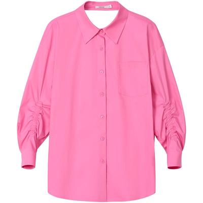 KBNE【商场同款】衬衫女上衣洋气小衫爆款2025夏新款法式减龄衬衣