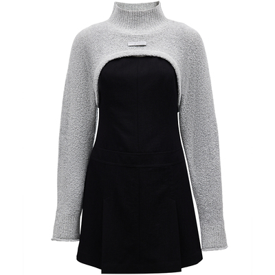 ONLY针织罩衫套装短裙连衣裙