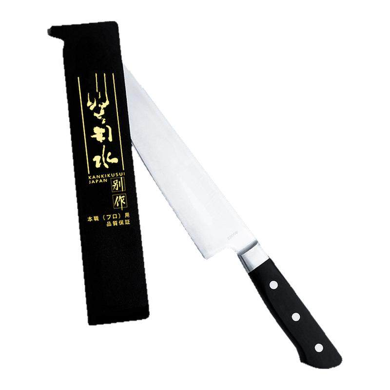 进口钢日式牛刀多功能吧台水果刀锋利不沾切菜西厨专用寿司料理刀