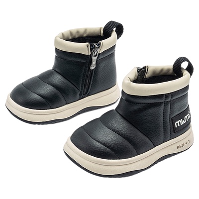 m1m2儿童棉鞋男童板鞋加绒二棉鞋