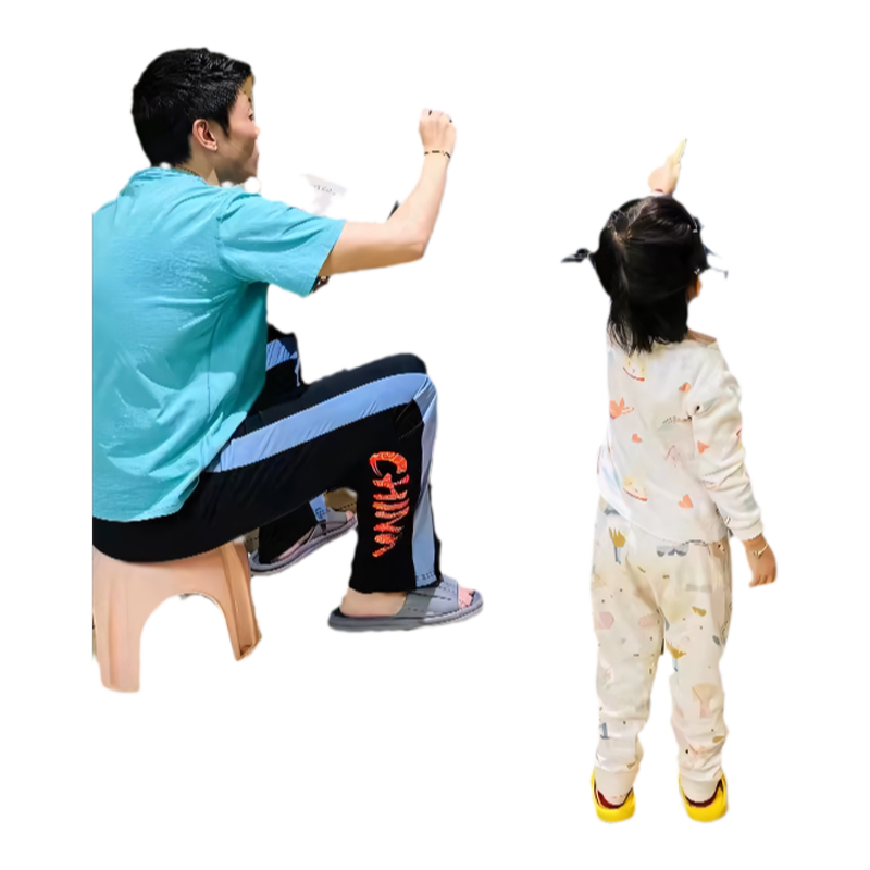 易教家用磁吸双层黑板