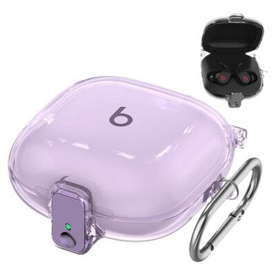 卡扣式Beats Fit Pro耳机保护套新款beats fit pro魔音耳机防摔保护壳透明开关锁扣软壳防尘硅胶保护套