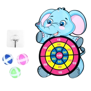儿童粘粘球飞镖盘亲子室内飞标靶黏黏球男女孩墙上益智玩具3到6岁