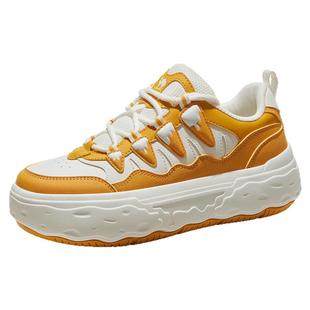 骆驼芒果登山鞋2025秋季新款厚底显高板鞋户外休闲运动徒步鞋女鞋