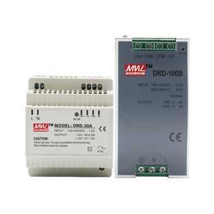 导轨双组输出正负5v12V15V开关电源DRD-30W50W60W120W  5V12V24V