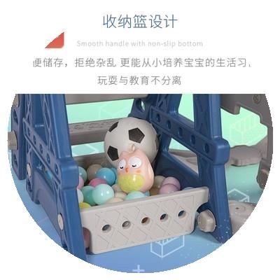 折叠宝宝滑滑梯室内儿童家用小型婴儿秋千组合小孩幼儿玩具游乐场