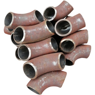 碳钢冲压弯头90度国标无缝焊接高温压蒸汽管直角1.5D长半径1寸2寸