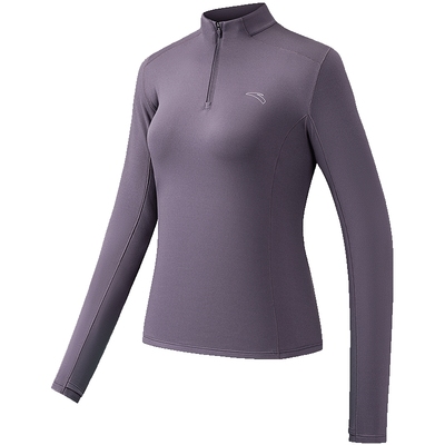 安踏女士运动长袖t恤2025新款