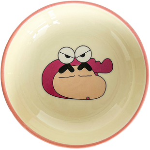 蜡笔小新陶瓷蘸料碟圆型醋碟家用小号酱油调味料碟可爱小食菜碟子