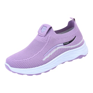 老北京布鞋女款透气软底休闲网面鞋春秋款百搭中老年舒适妈妈单鞋