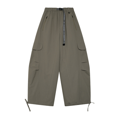 科技保暖尼龙 半圆女装[运动2025冬季加厚夹棉裤子女休闲工装棉裤