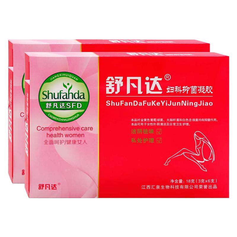 舒凡达妇科抑菌凝胶3g*6支