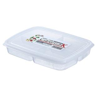 冻肉分格盒子冰箱整理收纳盒分装盒冷冻食品级小号四格保鲜盒透明