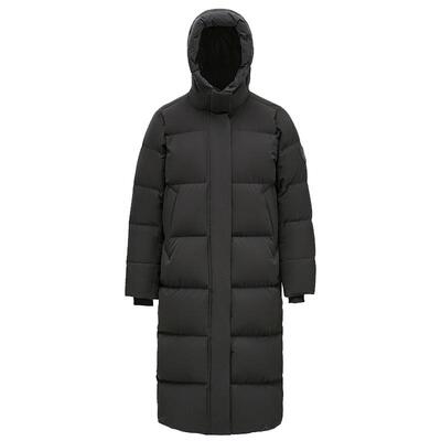 君羽800蓬鹅绒服女过膝长款加厚