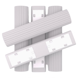 宽口胶棉对折卡扣式挤水拖把头替换头家用拖布拖把配件2833厘米
