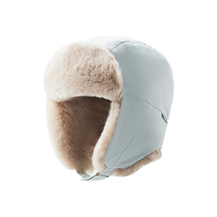 丹麦MINI A TURE童装2025冬季儿童男女童防水加绒温暖护耳帽子